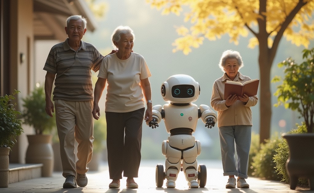 中国老龄化时代，机器人救场