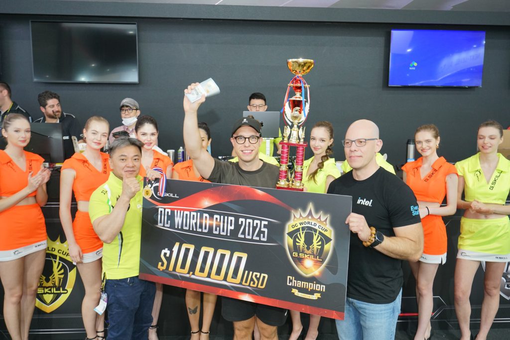 芝奇第9届世界杯超频大赛由德国的超频大神CENS蝉联总冠军  实力再创巅峰！