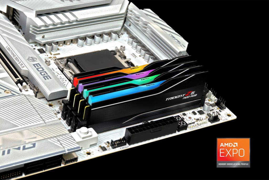 芝奇率先全球开卖DDR5-6000 CL32 256GB (4x64GB) 大容量超频U-DIMM内存套装