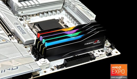 芝奇率先全球开卖DDR5-6000 CL32 256GB (4x64GB) 大容量超频U-DIMM内存套装