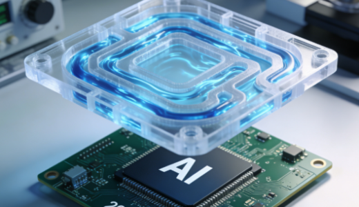 3D 打印液冷板用于 AI 芯片