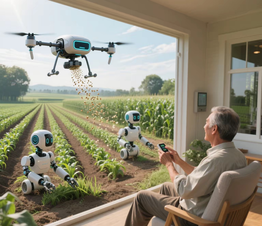 中央一号文件首提无人机机器人，“新农具”重塑中国农业未来